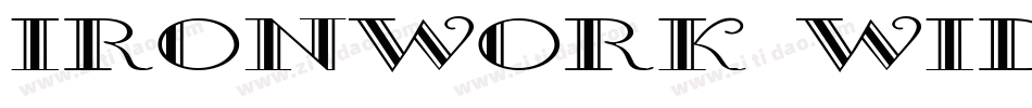 Ironwork Wide Normal字体转换